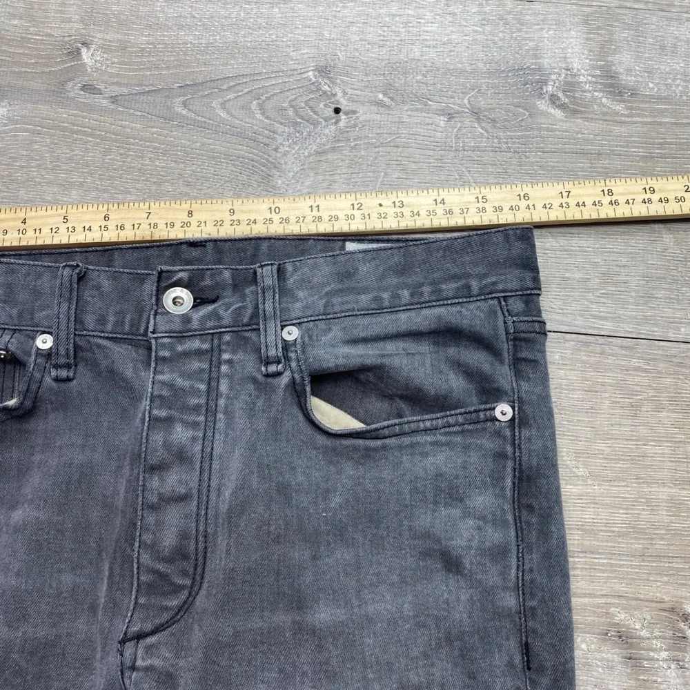Rag & Bone Jeans Fit 2 Slim Mens 31x32 Grayson Grey Cotton Blend Denim Pants